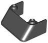 Windscreen 3 x 4 x 1 1/3 with 2 Studs on Top