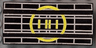 Vehicle, Spoiler / Plow Blade 6 x 3 with Hinge with Yellow Radar Pattern