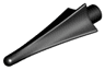 Minifigure, Weapon Spear Tip with Fins