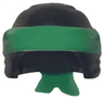 Minifigure, Headgear Ninjago Wrap Type 3 with Molded Green Bandana and Knot  Pattern
