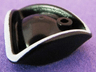 Minifigure, Headgear Hat, Pirate Tricorne / Triangle with White Brim Pattern