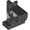 Creature Head Pixelated Horse with Eyes and Side of Neck and Side of Face Pattern (Minecraft Horse)