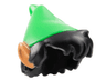 Minifigure, Hair Combo, Hair with Hat, Messy with Molded Bright Green Pointed Hat with Feather and Printed Nougat Pointed Ears Pattern
