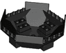 Cockpit 10 x 10 x 4 Octagonal with Axle Hole