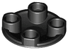 Plate, Round 2 x 2 with Rounded Bottom (Boat Stud)