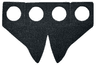 Minifigure Tuxedo Tails Cloth