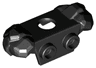 Minifigure Armor Rock Shoulder Pads with 2 Back Studs