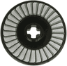 Technic, Disk 3 x 3 with Silver and Light Bluish Gray Fan Pattern