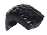 Minifigure, Hair Wide Mohawk with Coiled Texture