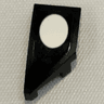 Wedge 2 x 1 x 2/3 Left with White Oval Pattern (Sticker) - Set 21331