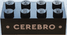 Brick 2 x 4 with White 'CEREBRO' and Dots Pattern