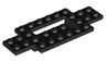 Vehicle, Base 4 x 10 x 2/3 with 2 x 4 Recessed Center with Smooth Underside