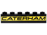 Brick 1 x 6 with 'CATERHAM' Pattern