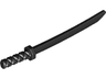 Minifigure, Weapon Sword, Shamshir / Katana (Octagonal Guard)