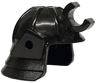 Minifigure, Headgear Helmet Ninja / Samurai with Clip and Short Visor