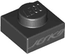 Plate 1 x 1 with Jesko Logo Pattern