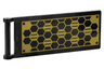 Flag 7 x 3 with Bar Handle with Hexagonal Gold Solar Panel Pattern
