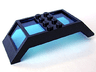 Window 4 x 10 x 2 Roof Slope Double with Fixed Trans-Dark Blue Glass