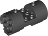 Cylinder 3 x 6 x 2 2/3 Horizontal - Round Connections Between Interior Studs