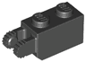 Hinge Brick 1 x 2 Locking with 2 Fingers Vertical End