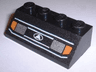 Slope 45 2 x 4 with Silver Car Headlights, Orange Signal Lights, Grille with White Triangle in Oval Logo Pattern