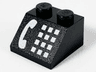 Slope 45 2 x 2 with White Phone Receiver and Buttons Pattern