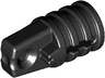 Hinge Cylinder 1 x 2 Locking with 1 Finger and Axle Hole on Ends with Slots