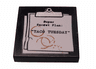 Tile 2 x 2 with Clipboard with 'Super Secret Plan: "TACO TUESDAY"' and Coffee Stains Pattern