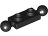 Plate, Modified 1 x 2 with Tow Ball on Ends