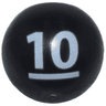 Technic Ball Joint with White '10' and Underline Pattern