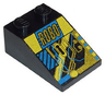 Slope 33 3 x 2 with RoboForce Gold 'ROBO' and Blue and Yellow Circuitry Pattern