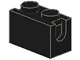 Brick, Modified 1 x 2 with Digger Bucket Arm Holder