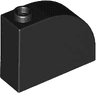 Slope, Curved 3 x 1 x 2 with Hollow Stud