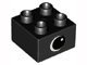Duplo, Brick 2 x 2 with Black and White Eye with Spot Pattern on Opposite Sides