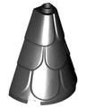 Tower Roof 2 x 4 x 4 Half Cone Shaped with Roof Tiles