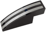 Slope, Curved 4 x 1 x 1 2/3 with Silver Stripes Pattern