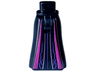 Mini Doll Hips and Skirt Full Length with Dark Purple Vines and Magenta and Metallic Pink Stripes Pattern - Thin Hinge