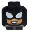 Minifigure, Head Balaclava with White Spider-Girl Eyes, Nougat Face with Smile Showing Teeth Pattern