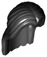 Minifigure, Hair Long, Parted in Center