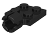 Plate, Modified 2 x 2 with Tow Ball Socket, Short, 4 Slots