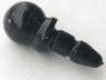 Minifigure, Utensil Microphone (Belville / Tow Ball with Pointed Bar)
