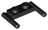 Plate, Modified 1 x 2 with Bar Handles - Flat Ends, Low Attachment