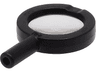 Minifigure, Utensil Magnifying Glass Thick Frame and Hollow Handle with Trans-Clear Lens
