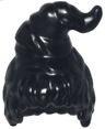 Minifigure, Hair Female Long Peaked Top Knot Inclined to the Left