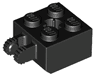 Hinge Brick 2 x 2 Locking with 2 Fingers Vertical and Axle Hole