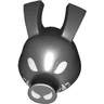 Minifigure, Head, Modified Pig, Long Snout and Ears with White Eyes, Nostrils, and Sharp Teeth Pattern (Pork Grind)