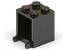 Container, Box 2 x 2 x 2 - Solid Studs