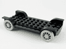 Fabuland Car Chassis 6 x 12 without Hitch