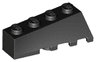 Wedge 4 x 2 Sloped Left