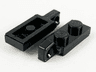 Hinge Plate 1 x 2 Locking with 1 Finger on End with Bottom Groove